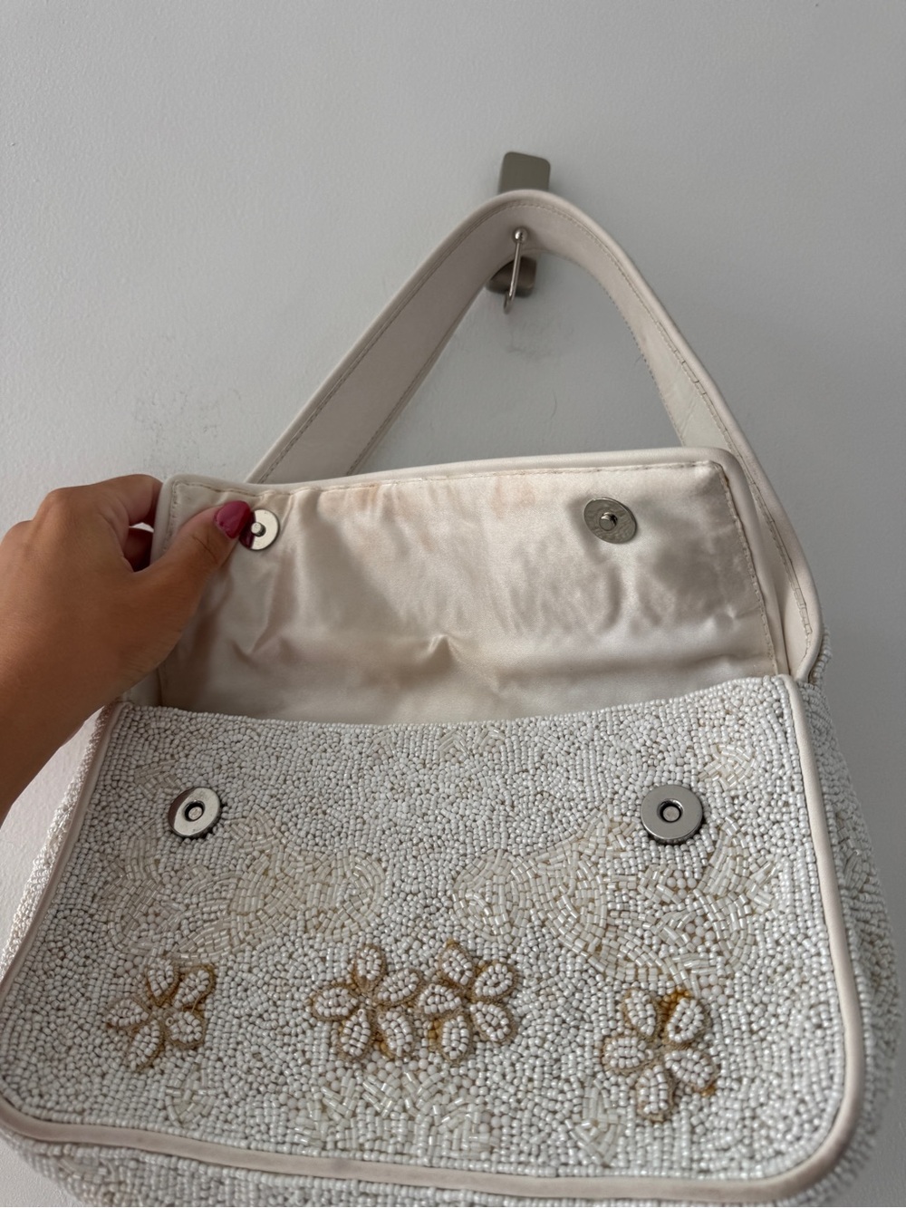 STAUD Garden Party Tommy Beaded Bag - Picture 6 of 8
